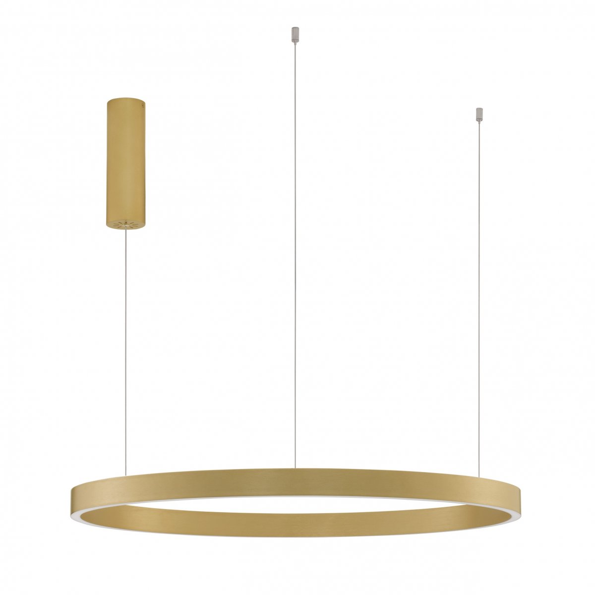 Nova Luce 9345665 ELOWEN LED Pendelleuchte 80cm 3000K Gold geb�rstet dimmbar