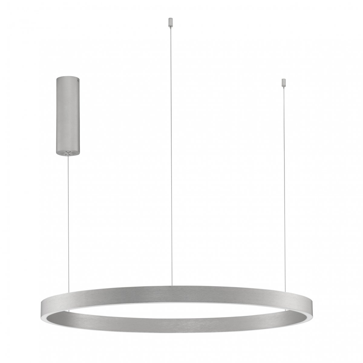 Nova Luce 9345666 ELOWEN LED Pendelleuchte 80cm 3000K Silber geb�rstet dimmbar