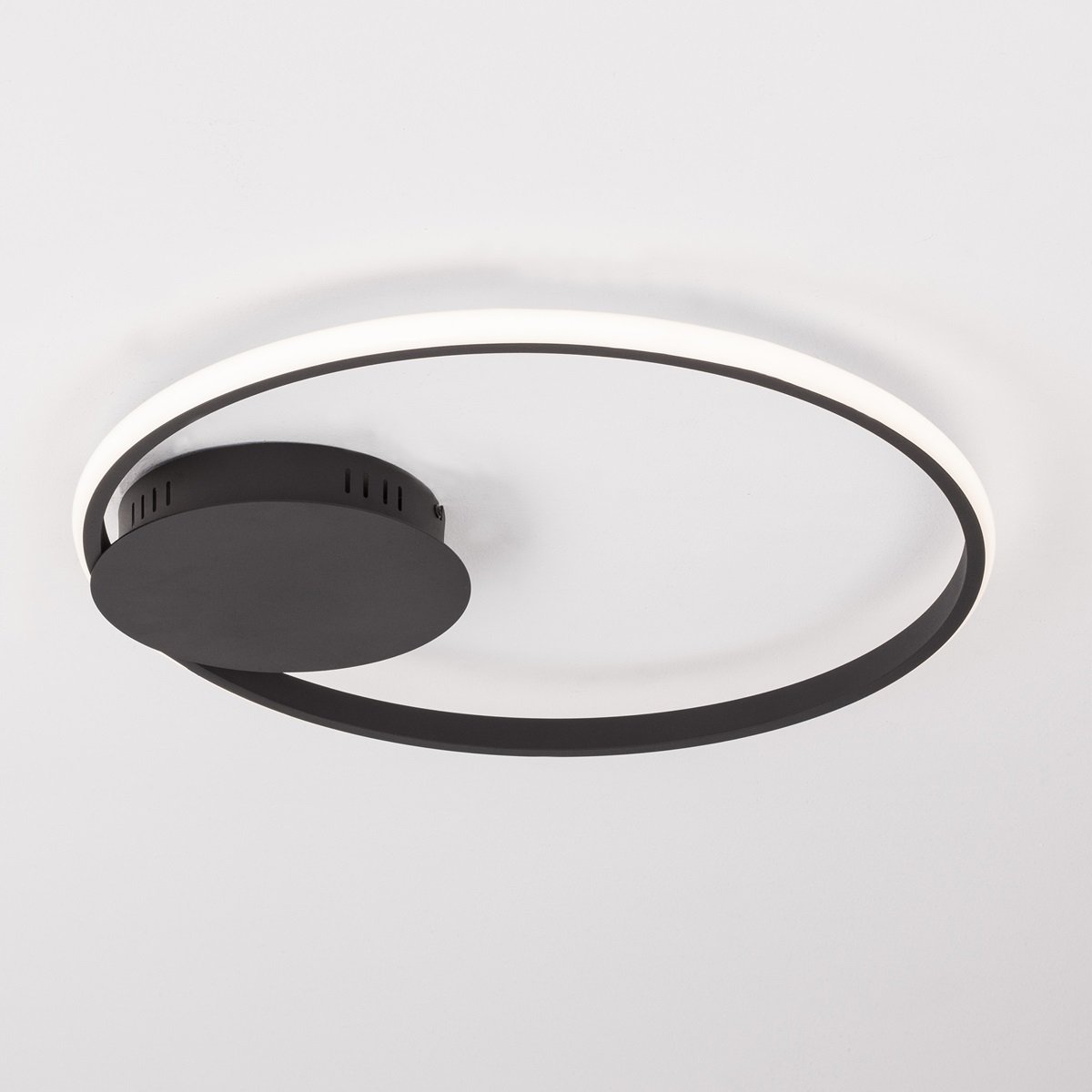 Nova Luce 9348073 FULINE LED Deckenleuchte 50cm 3000K Schwarz