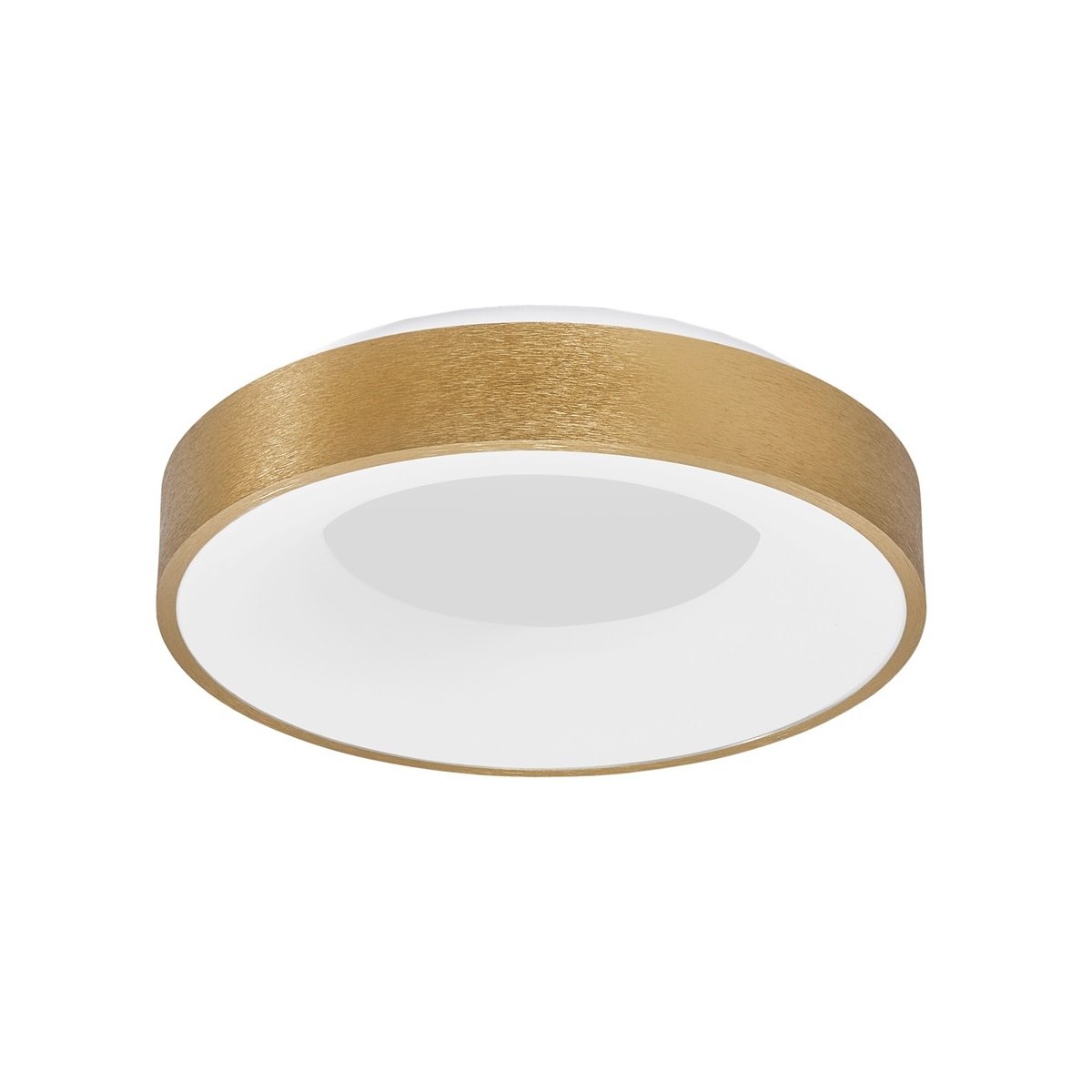 Nova Luce 9353832 RANDO THIN LED Deckenleuchte 38cm 3000K Gold geb�rstet dimmbar