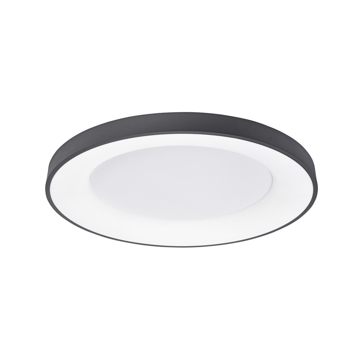 Nova Luce 9353853 RANDO THIN LED Deckenleuchte 60cm 3000K Schwarz dimmbar