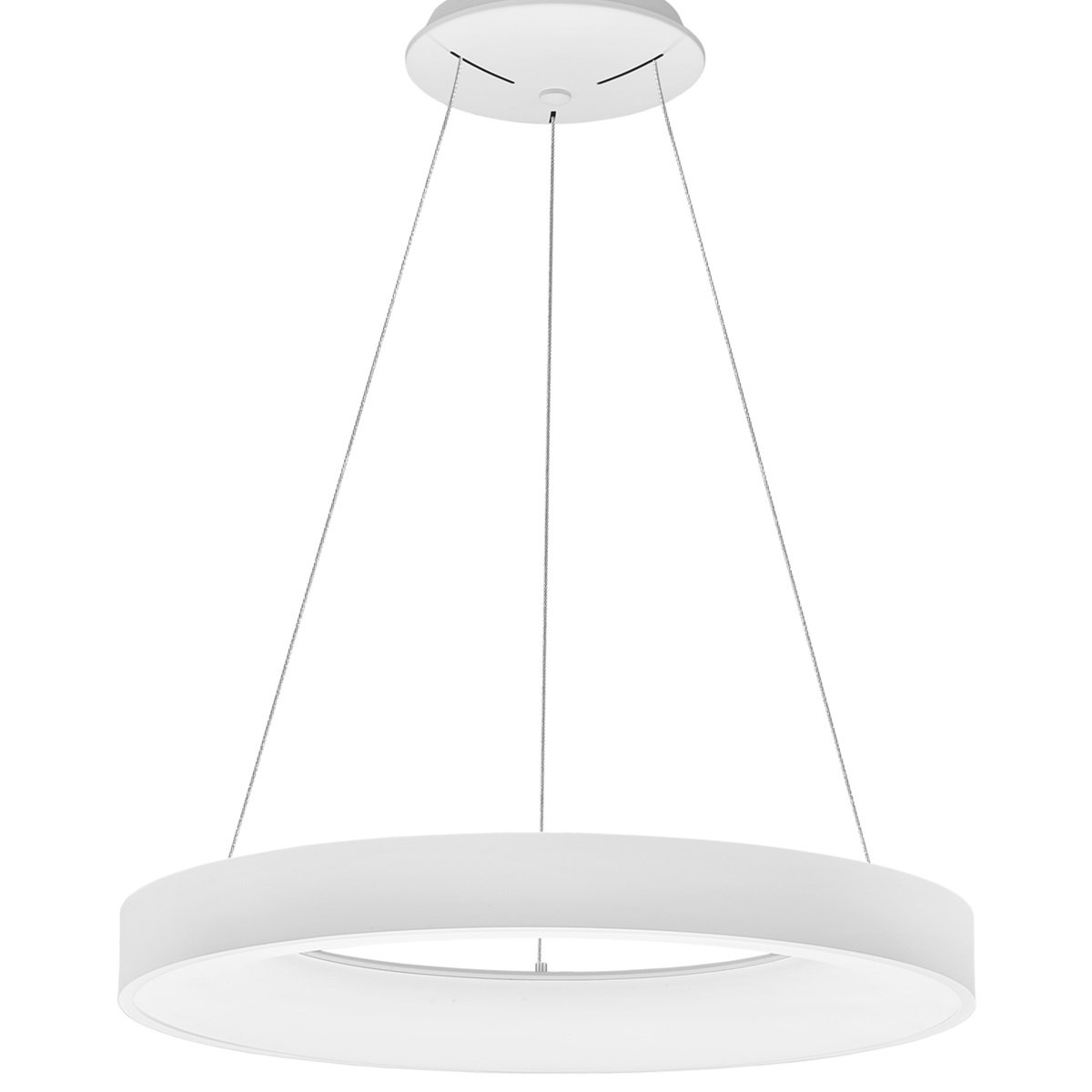 Nova Luce 9453452 RANDO THIN LED Pendelleuchte 60cm 3000K Weiss dimmbar