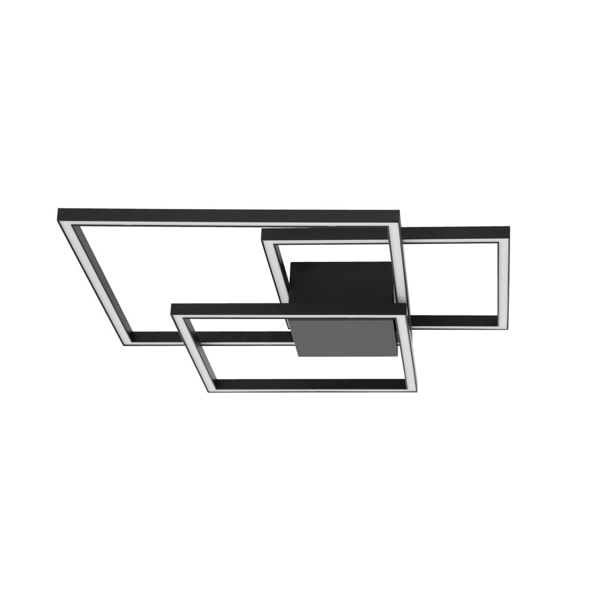 Nova Luce 9500832 BILBAO LED Deckenleuchte 56x56cm 3000K Schwarz
