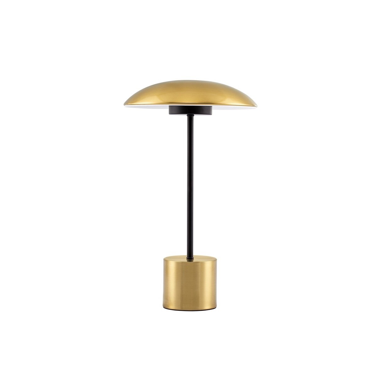 Nova Luce 9501229 LASH LED Tischleuchte 44cm Schwarz Gold