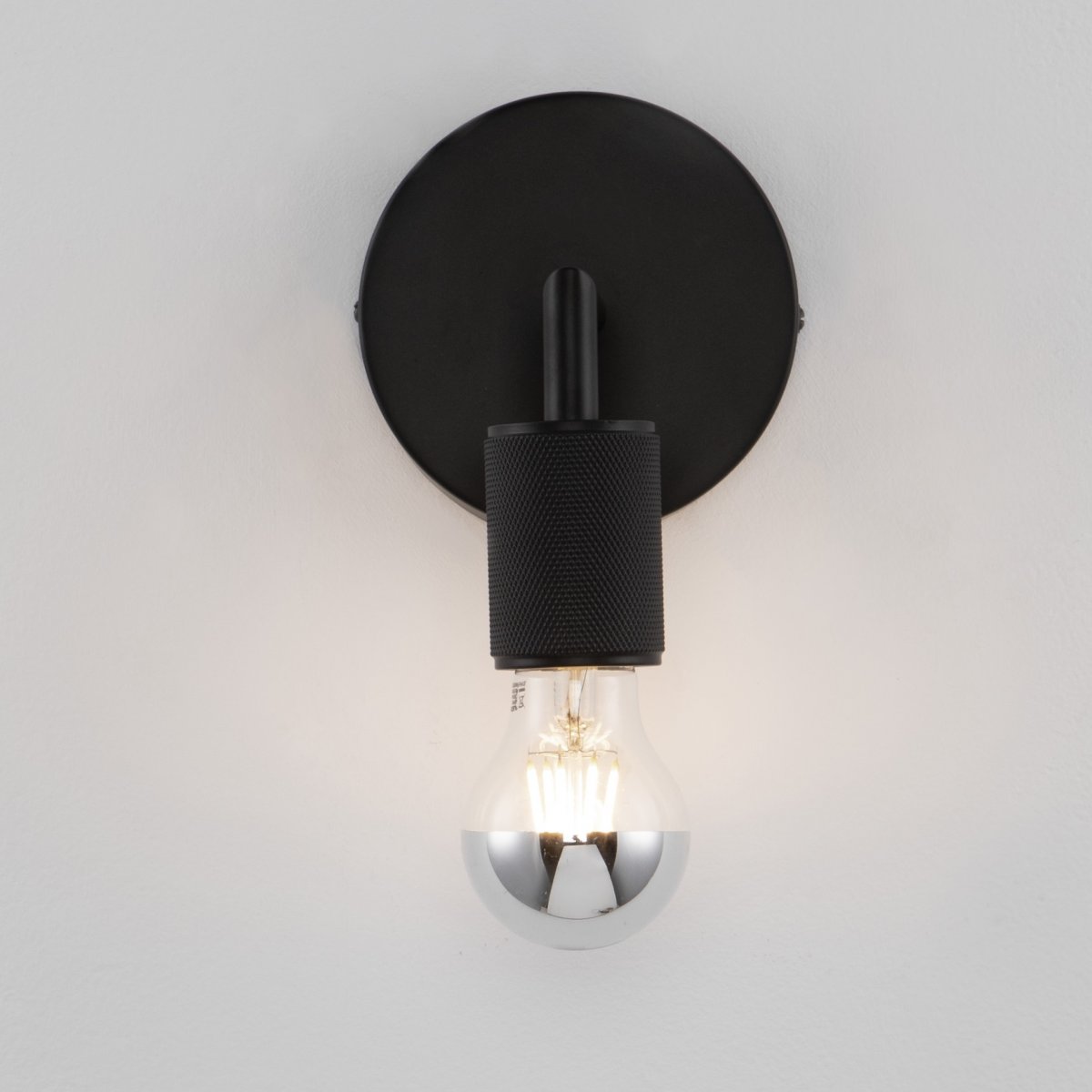 Nova Luce 9501233 ROYAL Wandleuchte ohne Schirm Schwarz E27