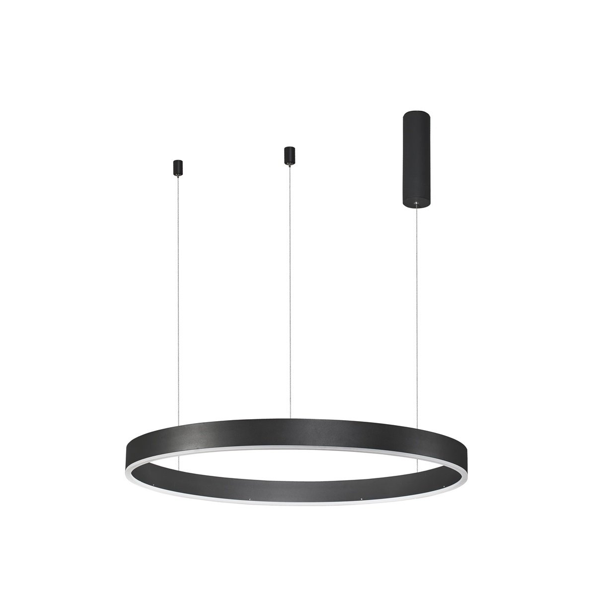 Nova Luce 9530213 MOTIF LED Pendelleuchte 80cm CCT 2700-6000K Schwarz dimmbar