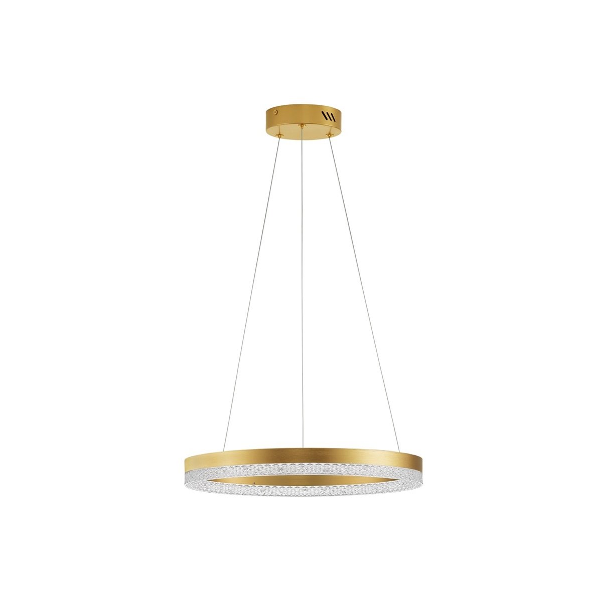 Nova Luce 9530226 ADRIA LED Pendelleuchte 60cm 3000K Messing Gold dimmbar