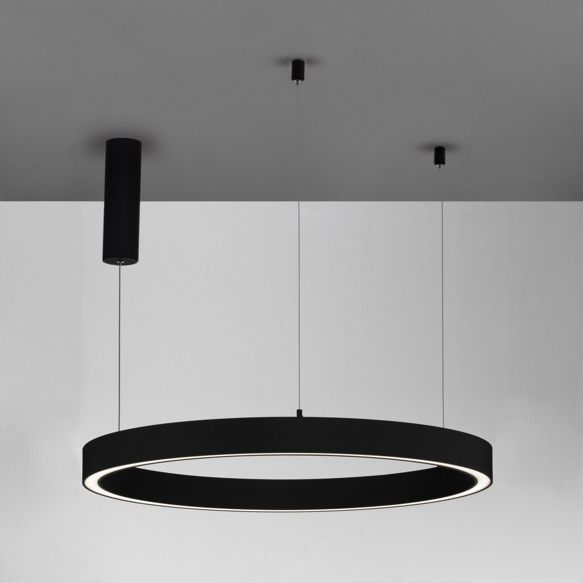 Nova Luce 9558604 STING LED Pendelleuchte 80cm 3000K Schwarz dimmbar