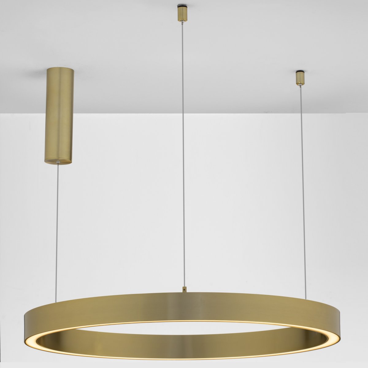 Nova Luce 9558605 STING LED Pendelleuchte 80cm 3000K Bronze dimmbar