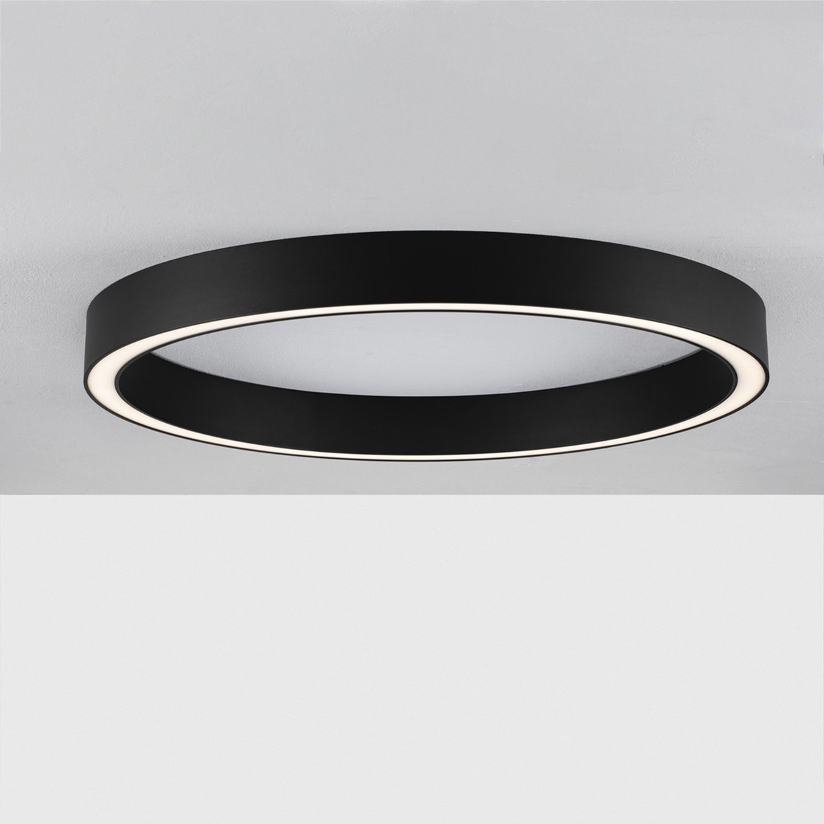 Nova Luce 9558640 STING LED Deckenleuchte 80cm 3000K Schwarz dimmbar