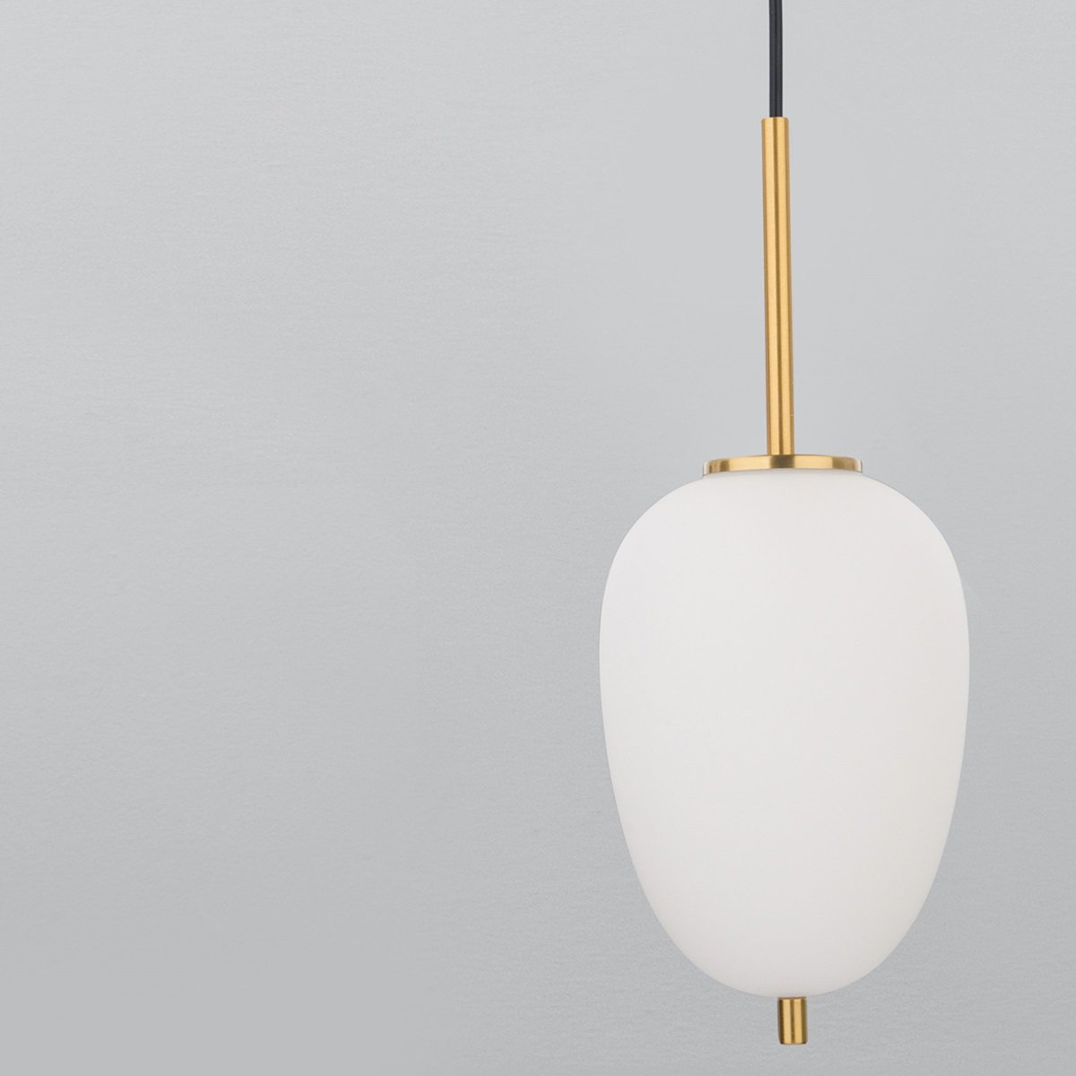 Nova Luce 9624066 LATO Pendelleuchte 15,8cm Gold Opal E14