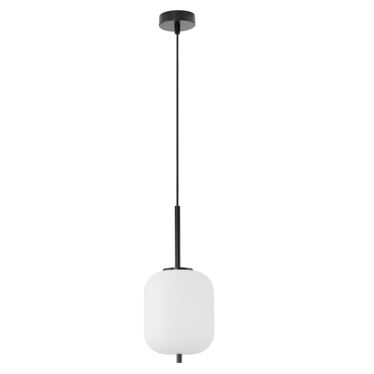 Nova Luce 9624075 LATO Pendelleuchte 16,5cm Schwarz Opal E14