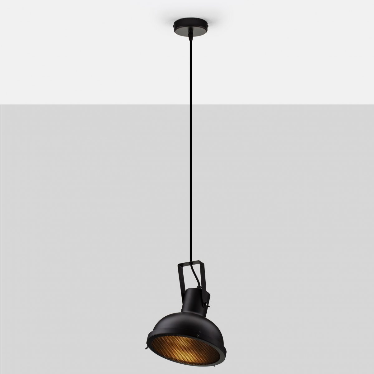 Nova Luce 9624100 RUVI Pendelleuchte 1-flammig Schwarz E27