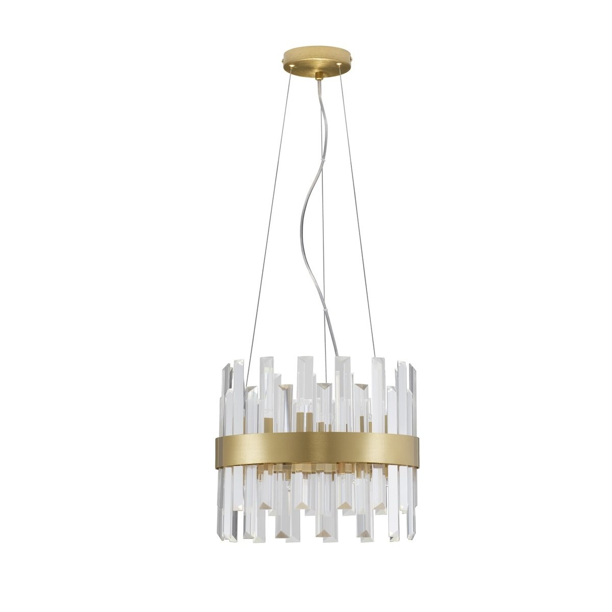 Nova Luce 9695219 CROWN Pendelleuchte 35cm Satin Gold G9