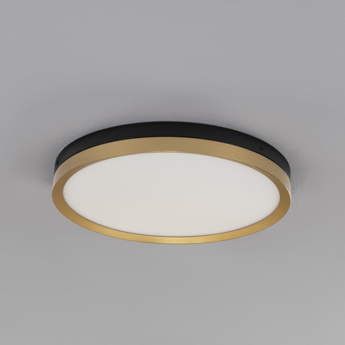 Nova Luce 9695236 CANTRIA LED Deckenleuchte 40cm 3000K Schwarz Gold