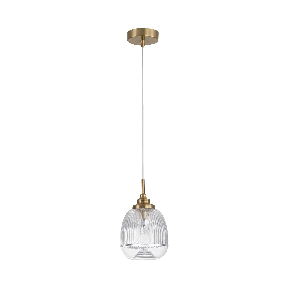 Nova Luce 9738210 MOND Pendelleuchte 1-flammig Gold Transparent E14