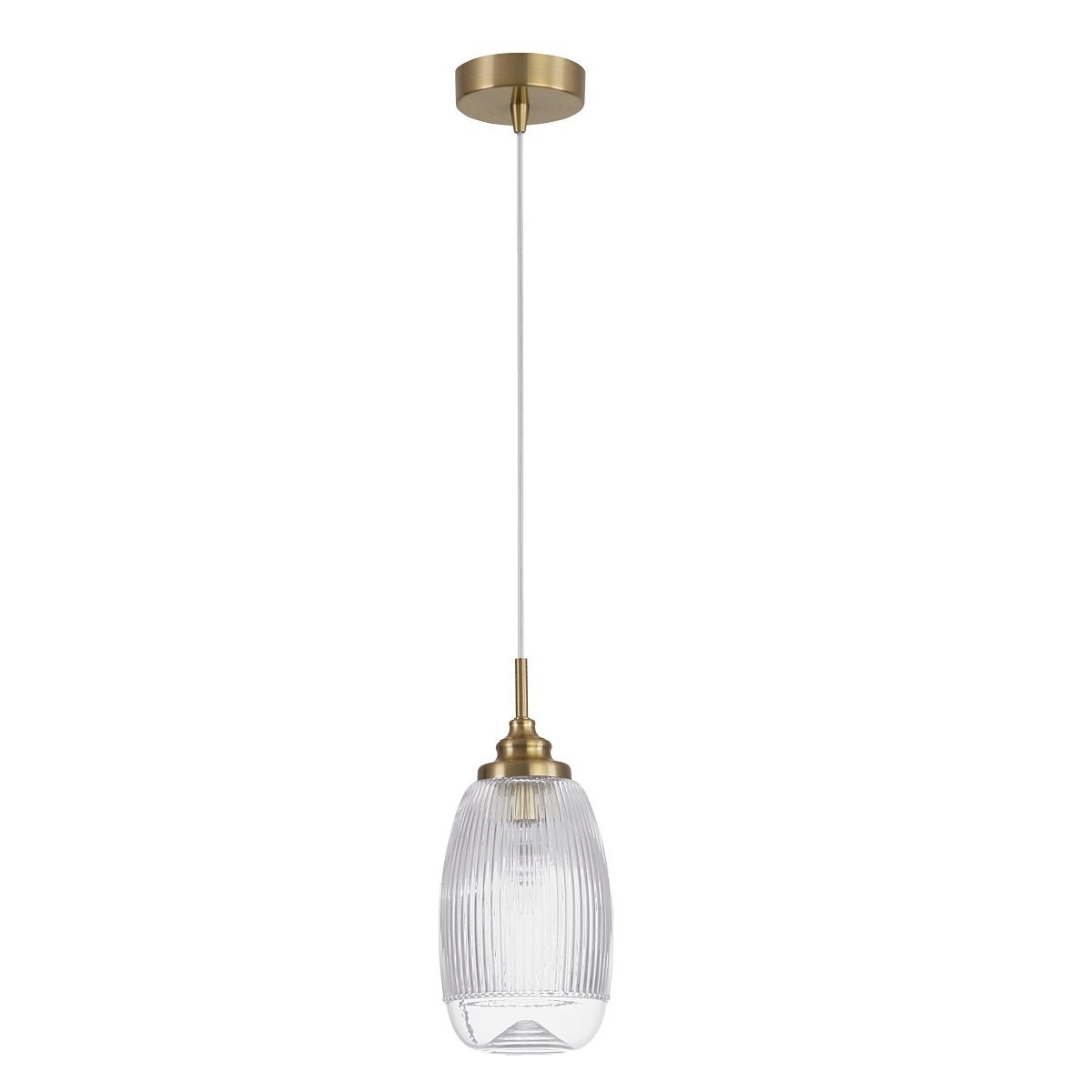 Nova Luce 9738212 MOND Pendelleuchte 1-flammig Gold Transparent E14