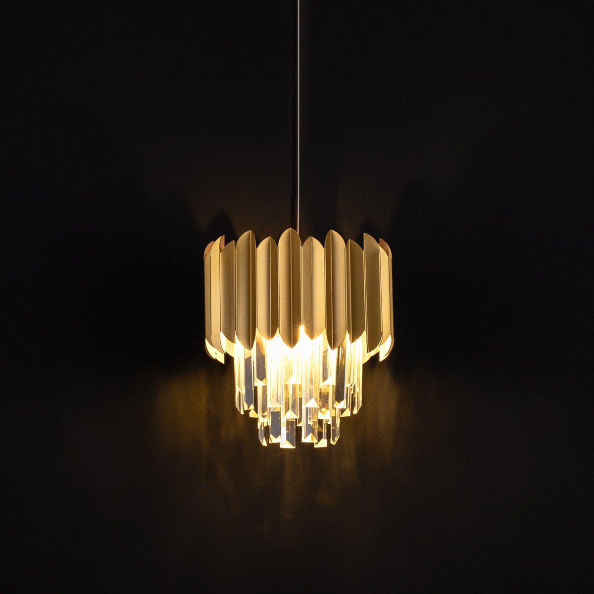 Nova Luce 9824071 MAGNOLIA Pendelleuchte 1-flammig Gold E14