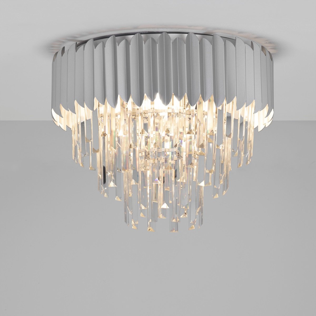 Nova Luce 9824072 MAGNOLIA Deckenleuchte 6-flammig Chrom E14