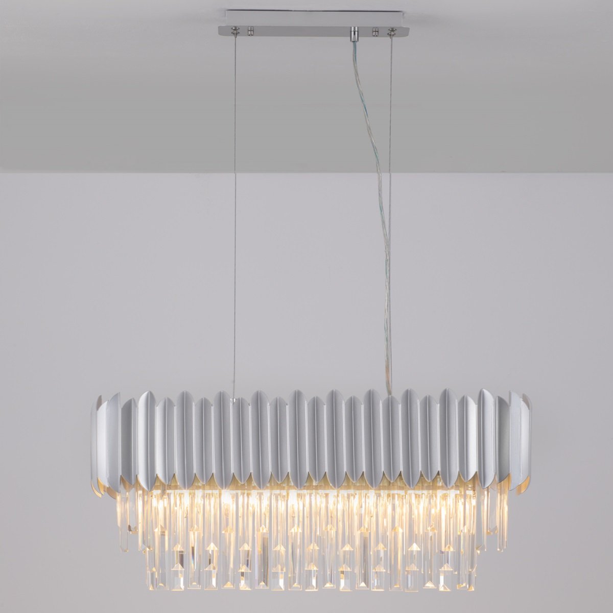 Nova Luce 9824076 MAGNOLIA Pendelleuchte 5-flammig Chrom E14