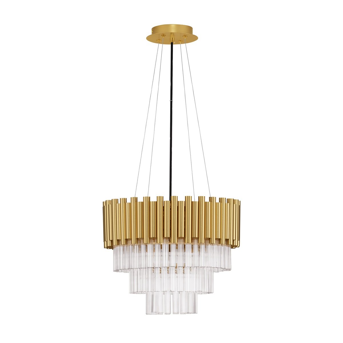 Nova Luce 9824080 MAGNOLIA Pendelleuchte 5-flammig Gold E14