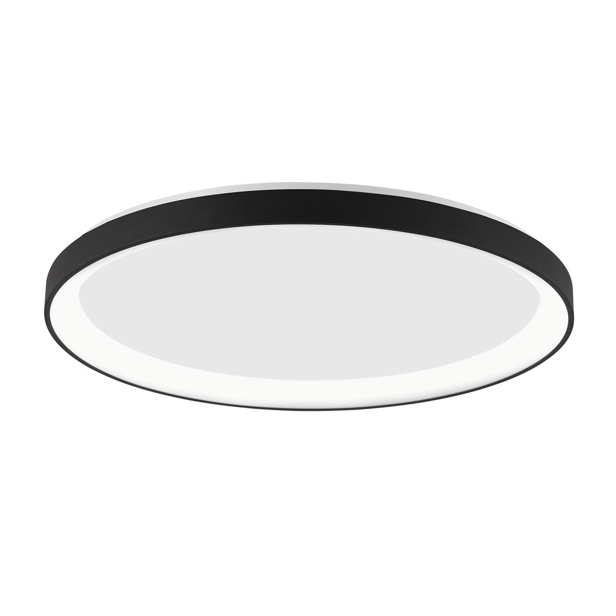 Nova Luce 9853674 PERTINO LED Deckenleuchte 48cm 3000K Schwarz dimmbar