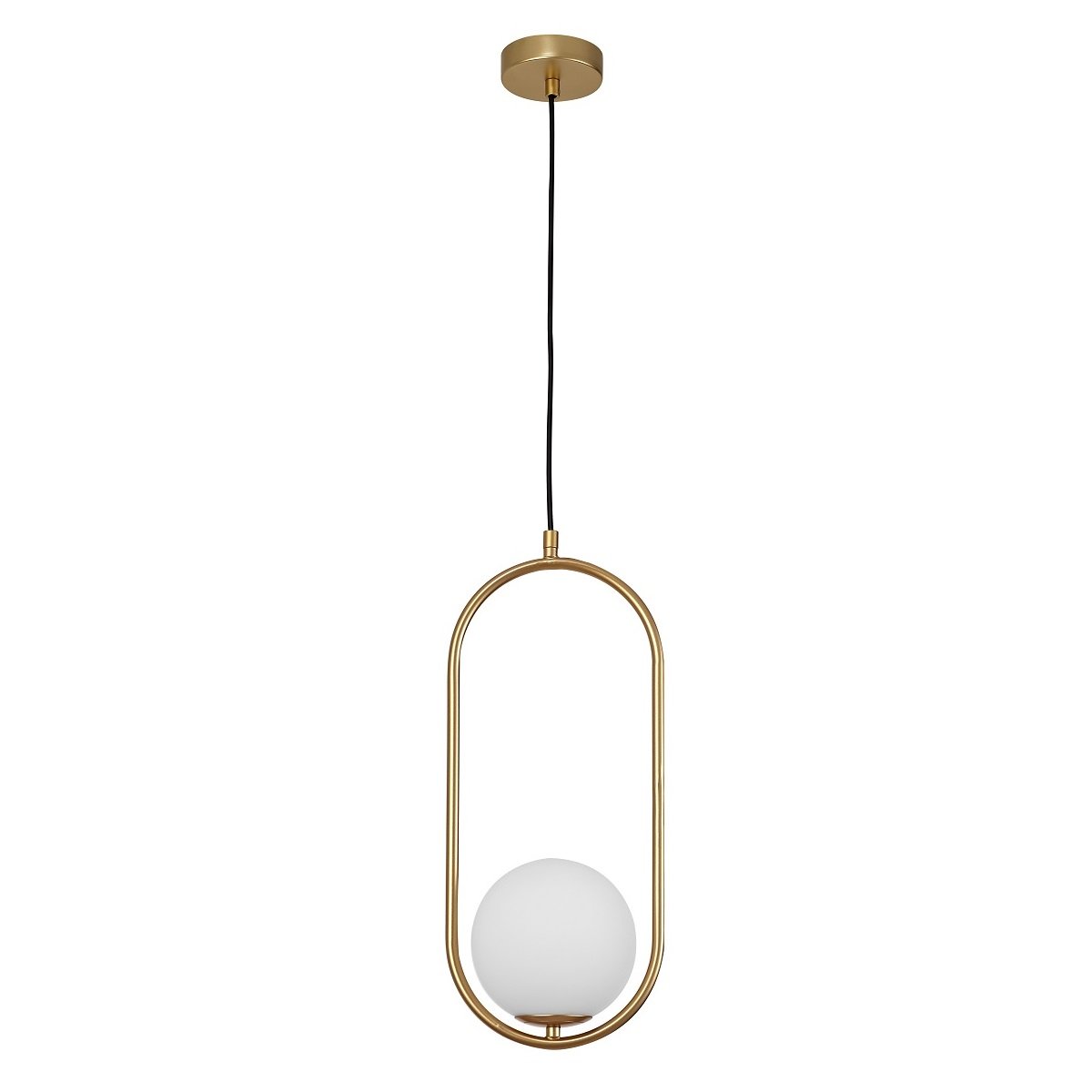 Nova Luce 9988170 OBITAR Pendelleuchte 1-flammig Gold Weiss G9