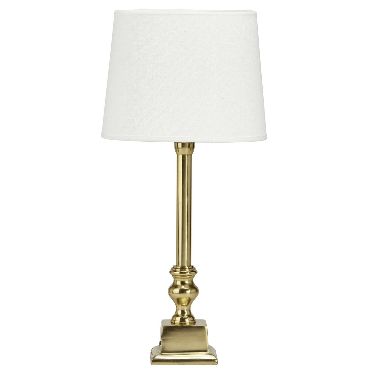 PR Home 1163602-20166 Tischleuchte Linn� Gold Lampenschirm cremewei� 46cm