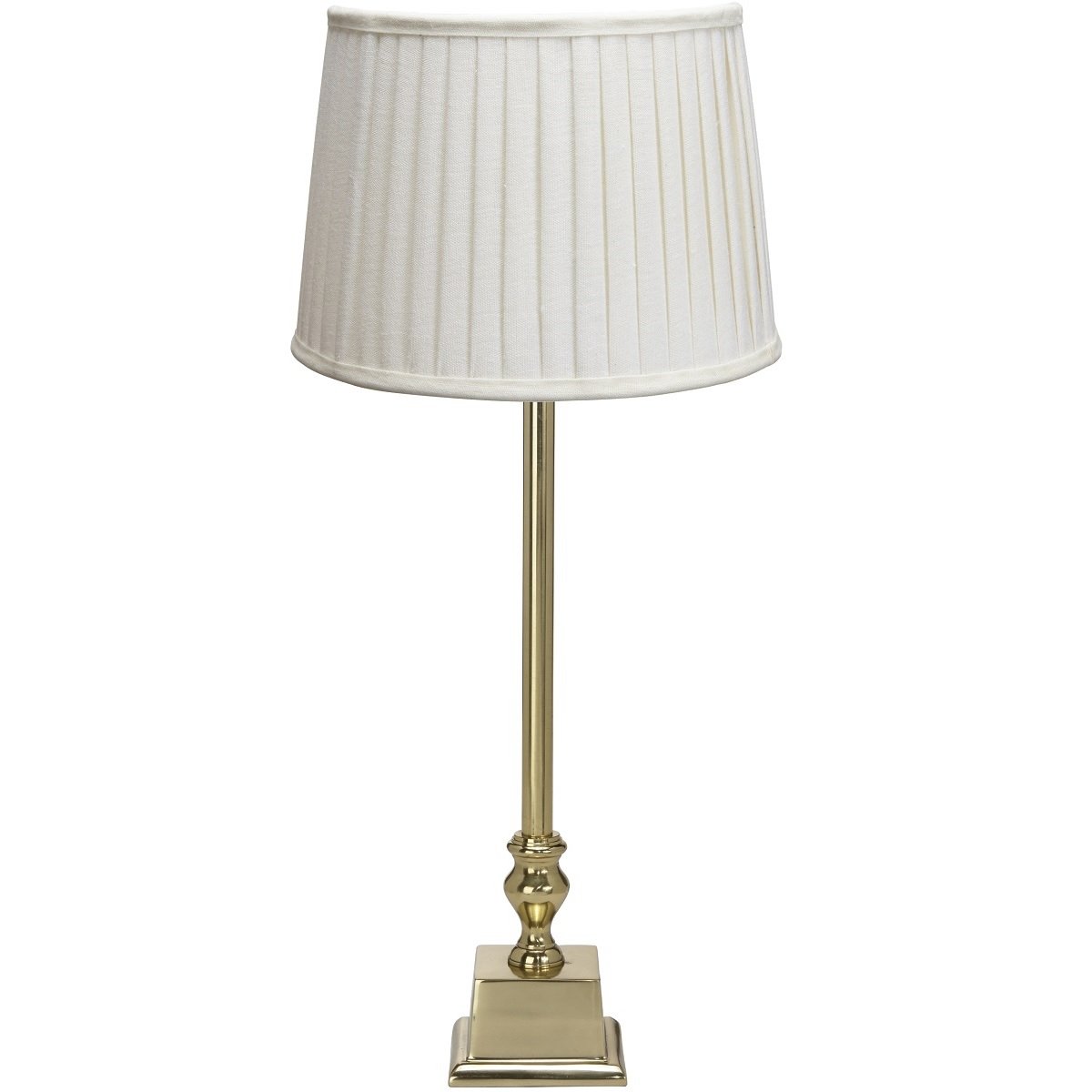 PR Home 1163602202301 Tischleuchte Linné Gold Lampenschirm cremeweiß 51cm  --> Leuchten & Lampen online kaufen im Shop