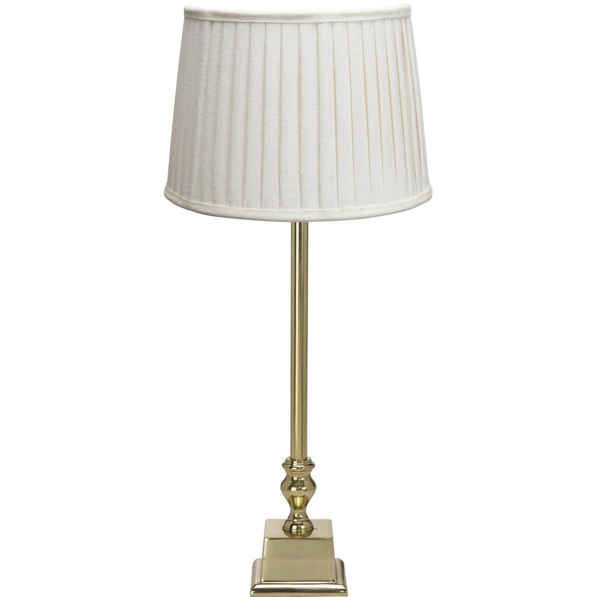 PR Home 1163602202301 Tischleuchte Linn� Gold Schirm Cremefarben 51cm