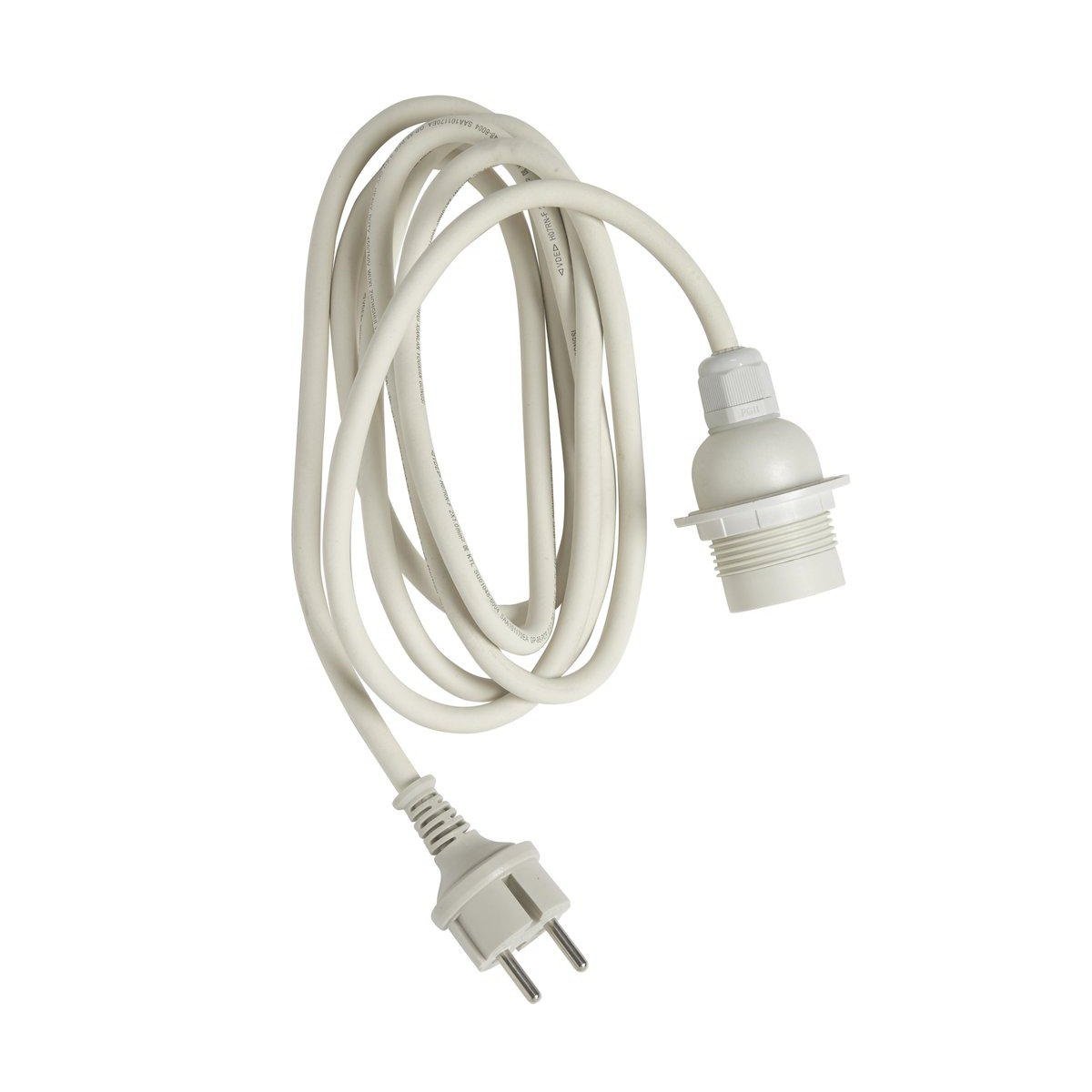 PR Home 1212510 Flex Out Outdoor Lampenfassung E27 wei� 250cm