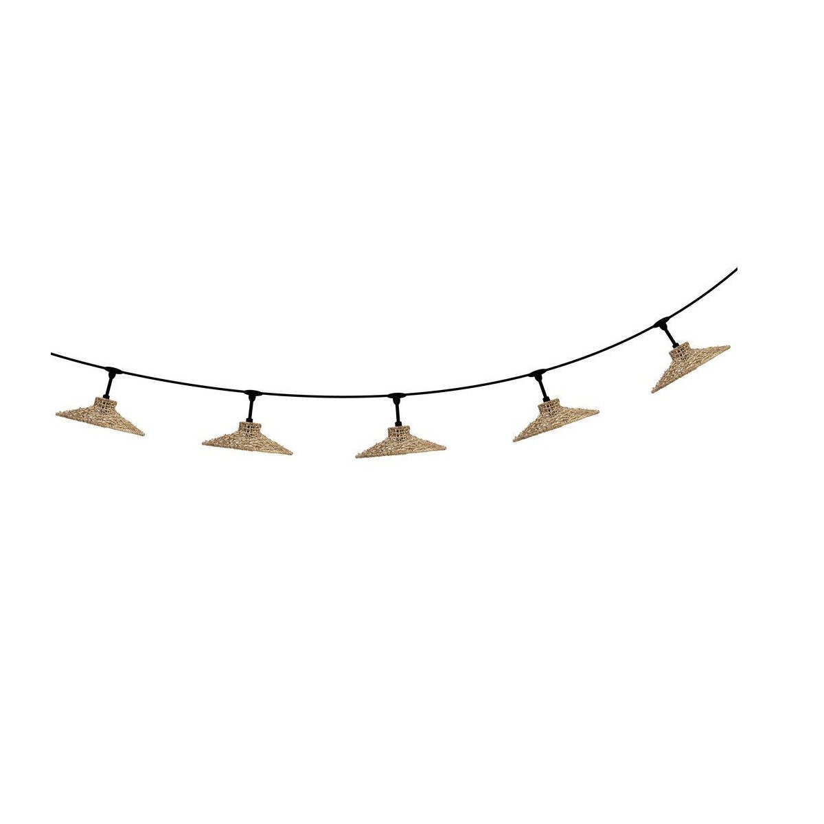 PR Home 1216503-3729 Flex Out Lichterkette Sari 5-flammig natur 650 cm
