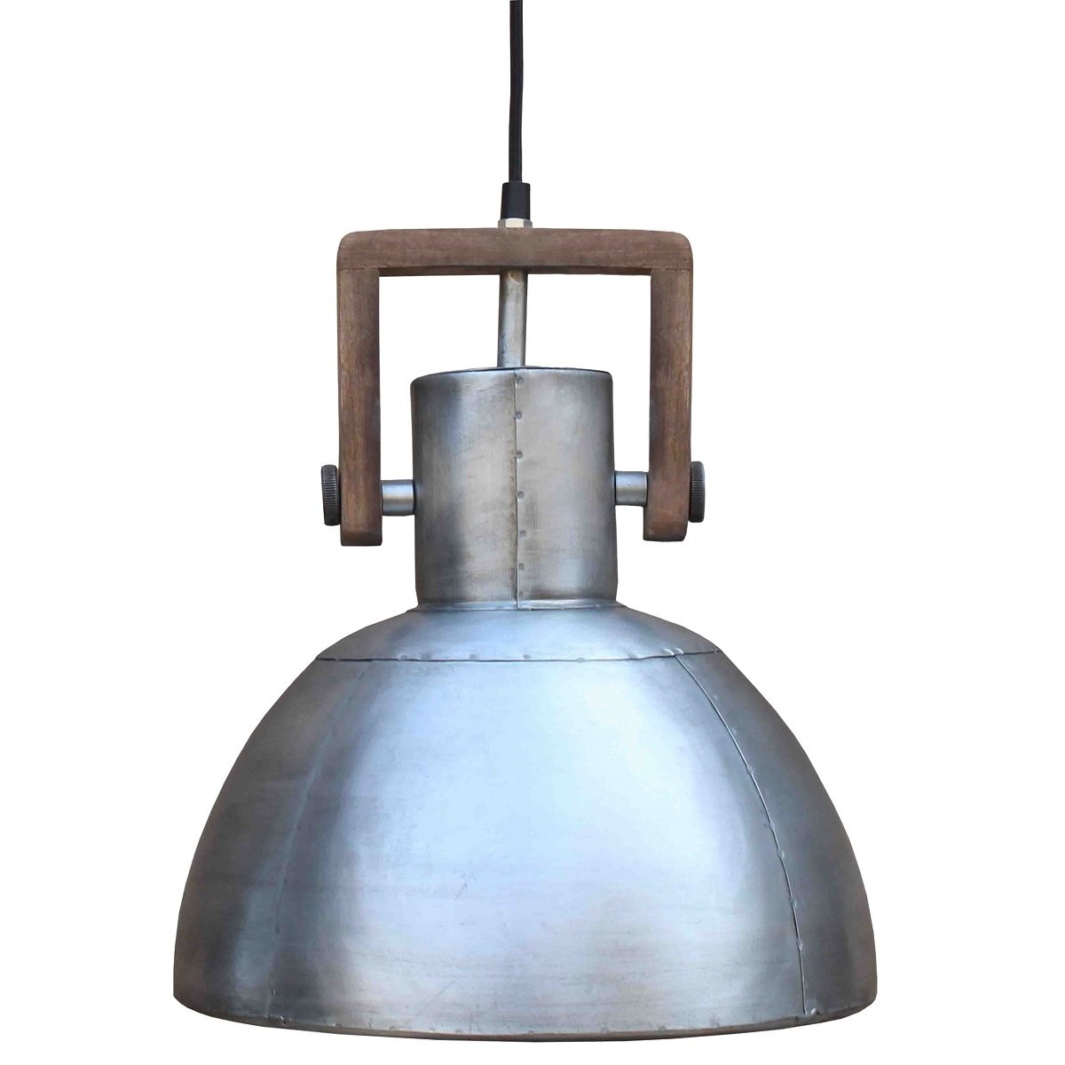 PR Home 1372901 H�ngelampe Ashby Holz Silber 29cm