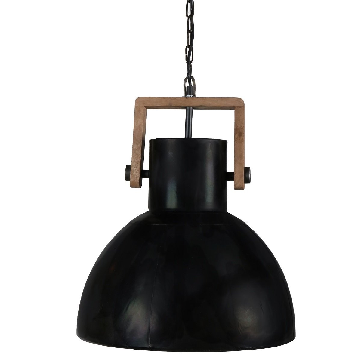 PR Home 1373905 H�ngelampe Ashby Holz schwarz Zink 39cm