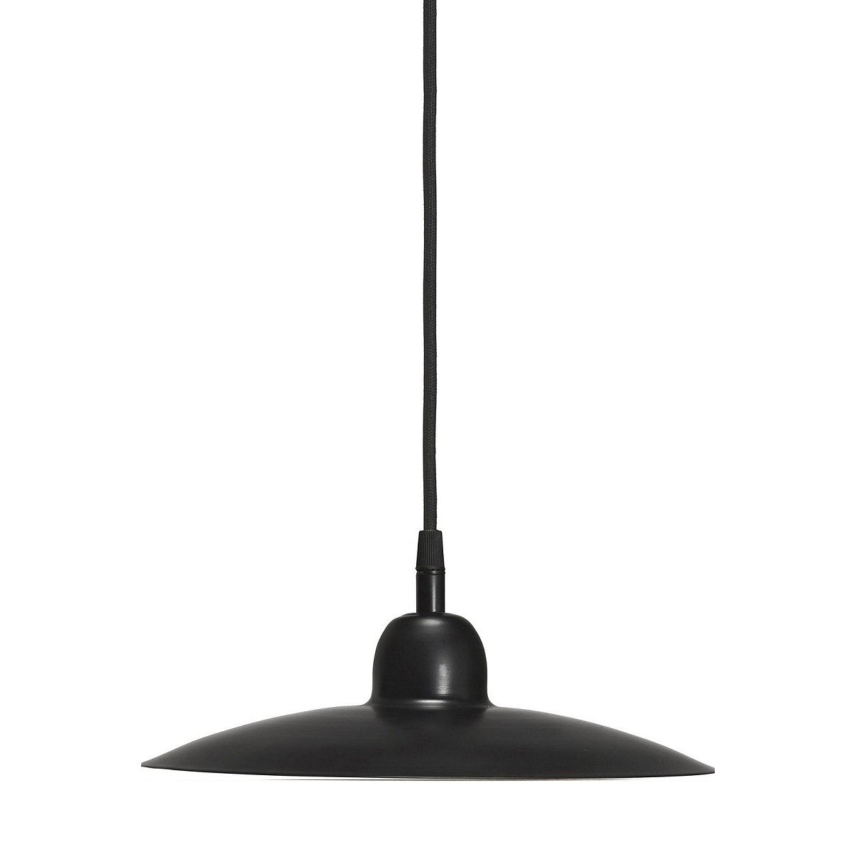 PR Home 1432803 Pendelleuchte Como 1-flammig Schwarz 28cm E27