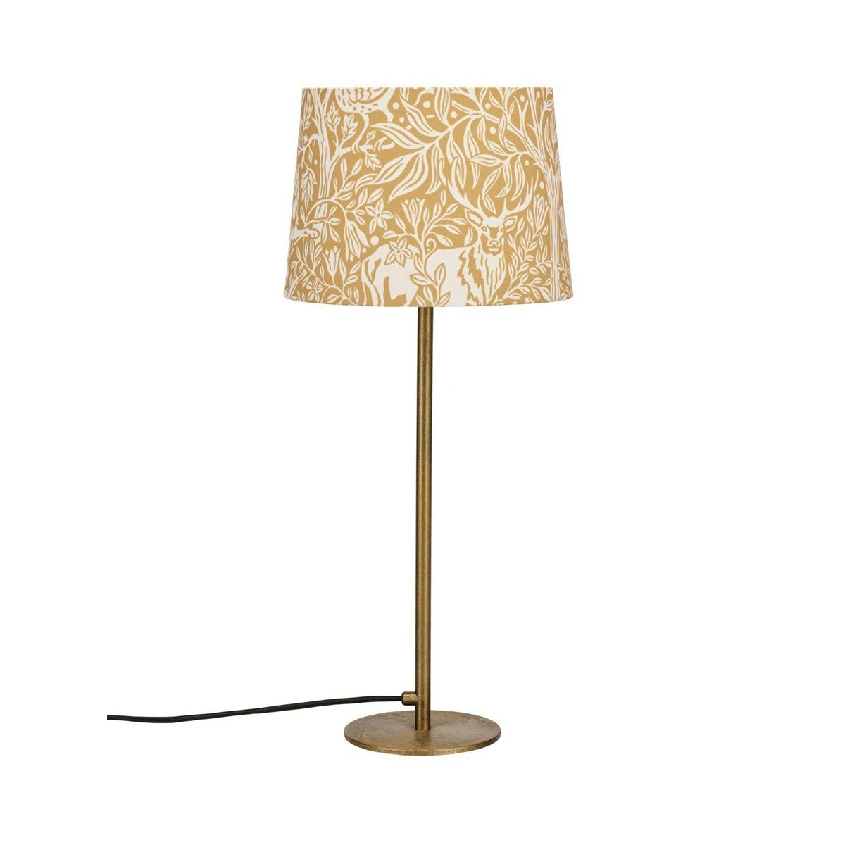 PR Home 1444502-2048 Tischleuchte Base Schirm Eldertree Gelb 58cm