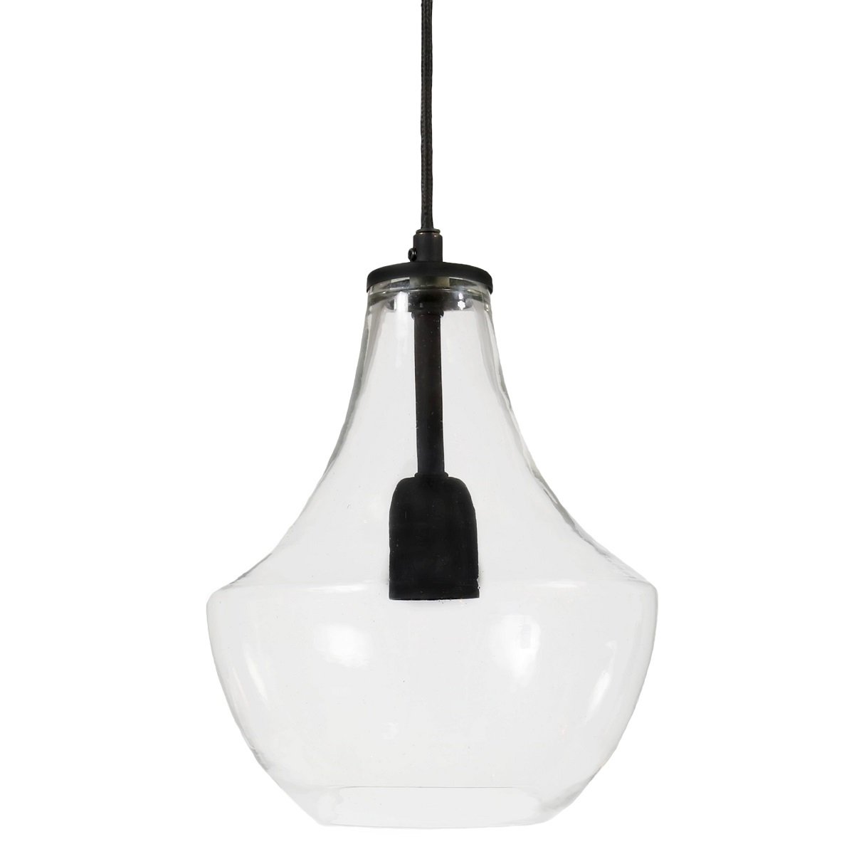 PR Home 1982100 H�ngelampe Hamilton Klar schwarz 21cm