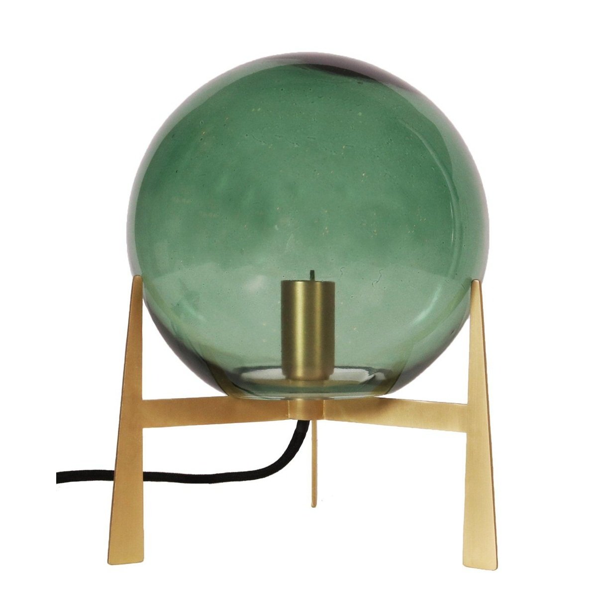 PR Home 2102816 Tischleuchte Milla gold gr�n 28cm