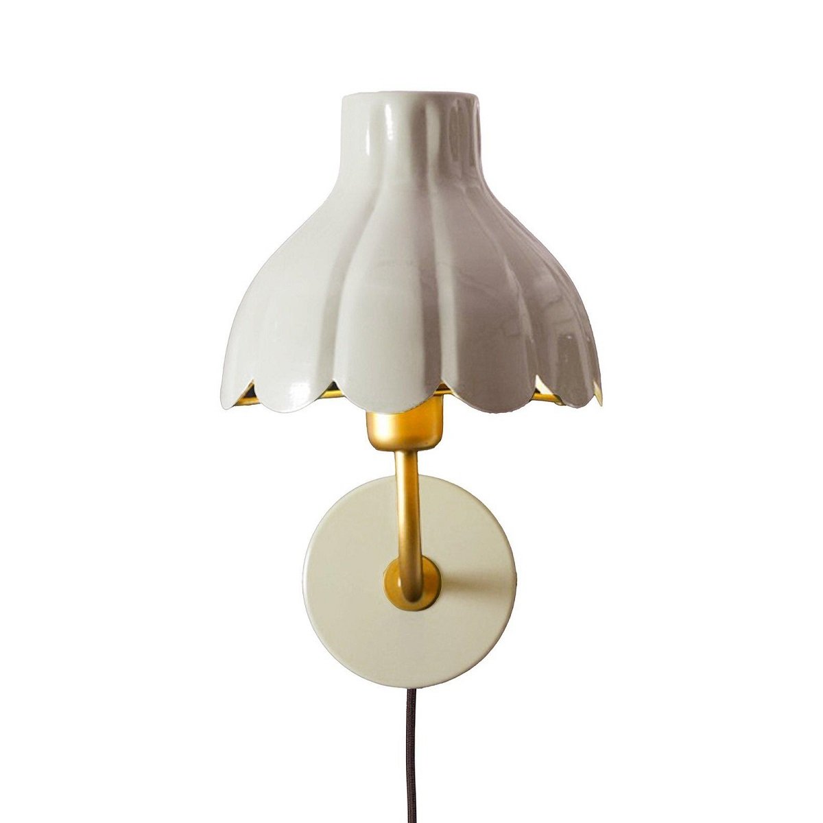 PR Home 2832108 Wandleuchte Wells Beige Gold 21cm