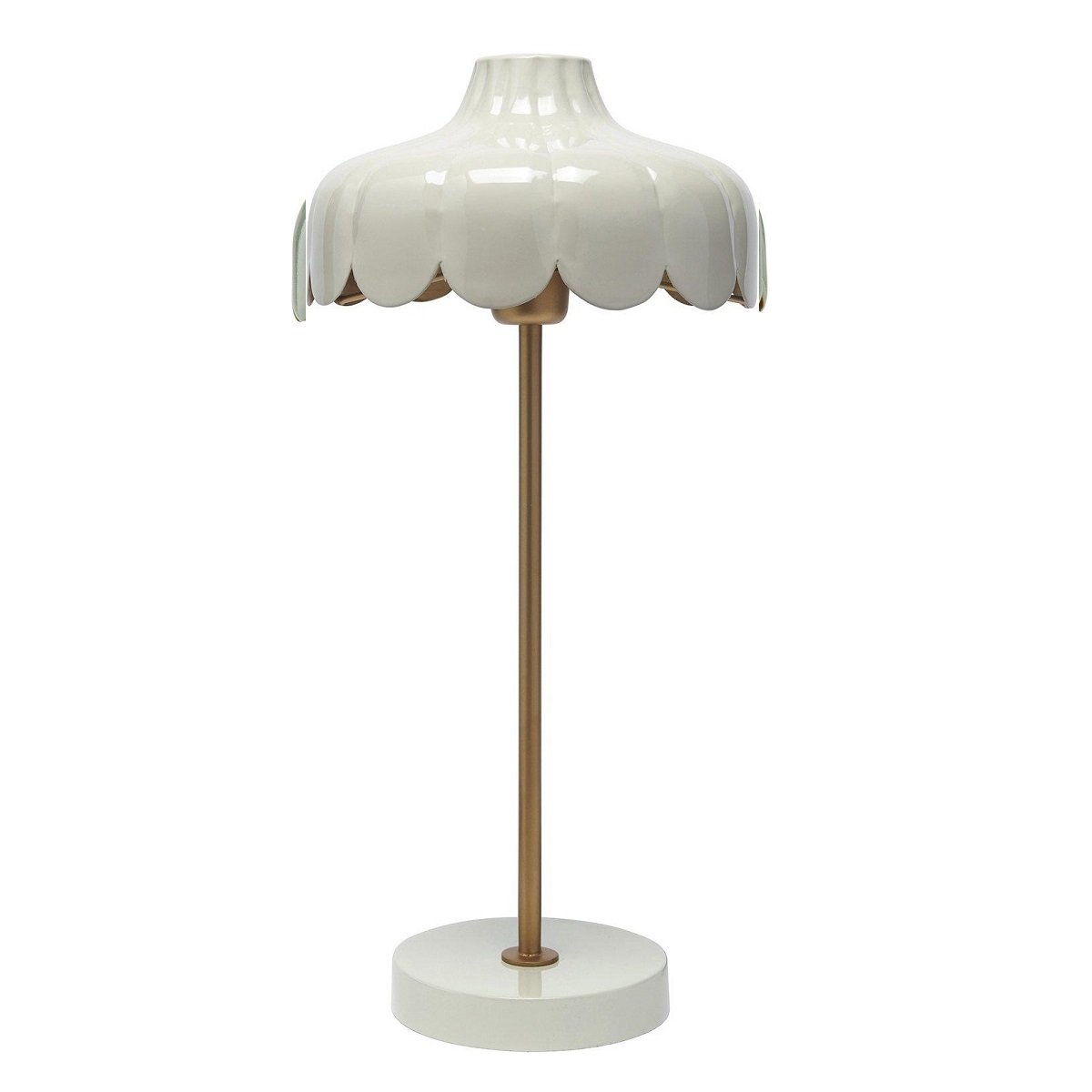 PR Home 2835018 Tischleuchte Wells Beige Gold 50cm
