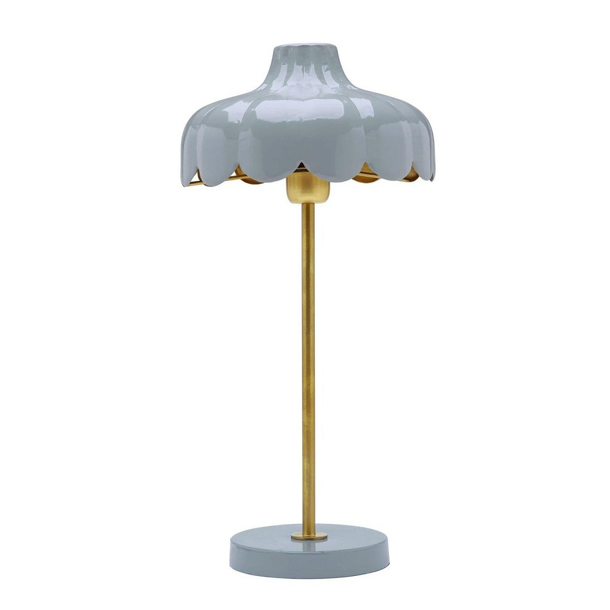 PR Home 2835082 Tischleuchte Wells Blau Gold 50cm