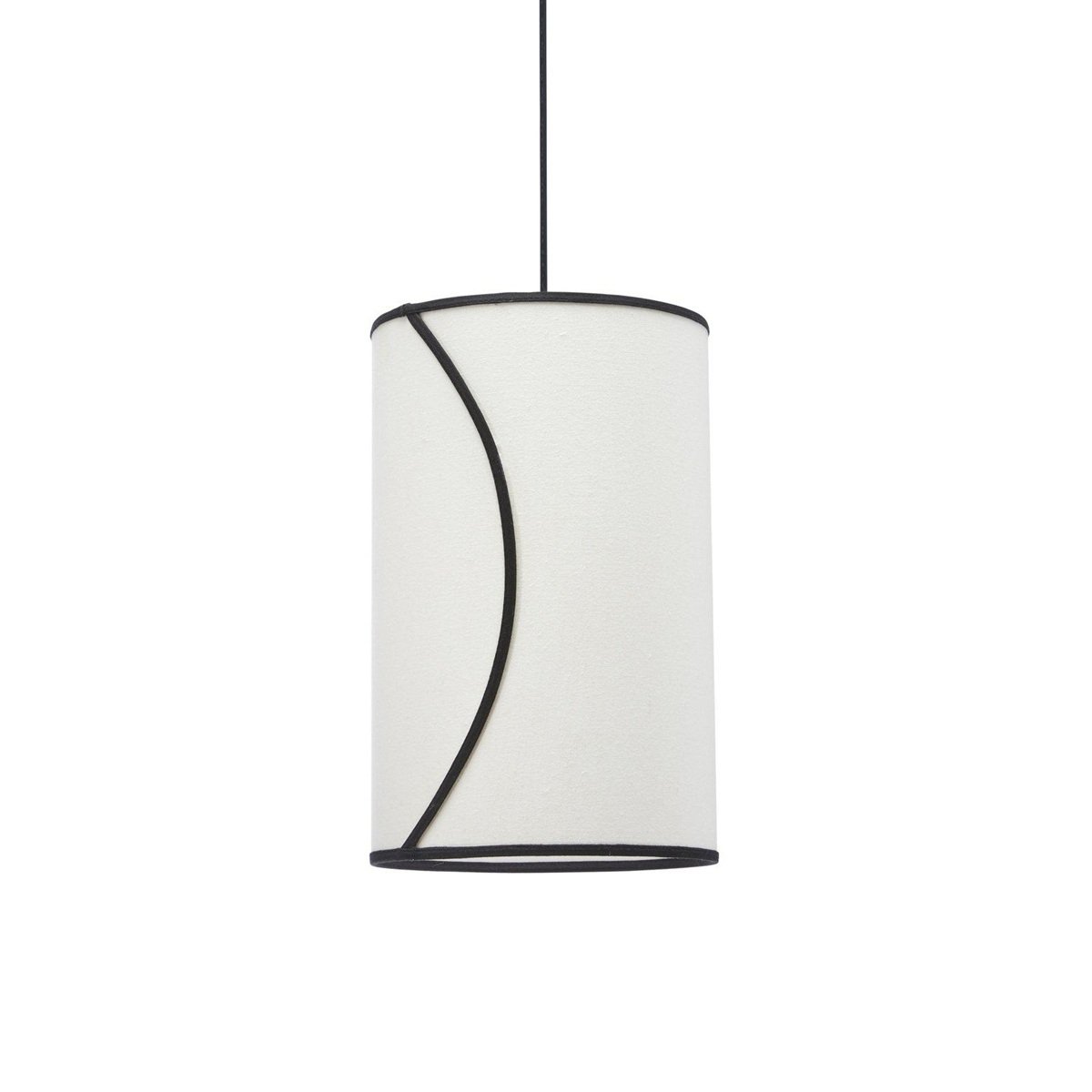 PR Home 2925-110-BT02 Pendelleuchte Ava Beige Schwarz 25cm