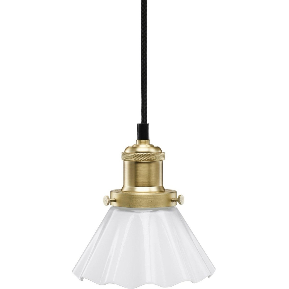 PR Home 3121510 Pendelleuchte August Small Opal gewellt 15cm