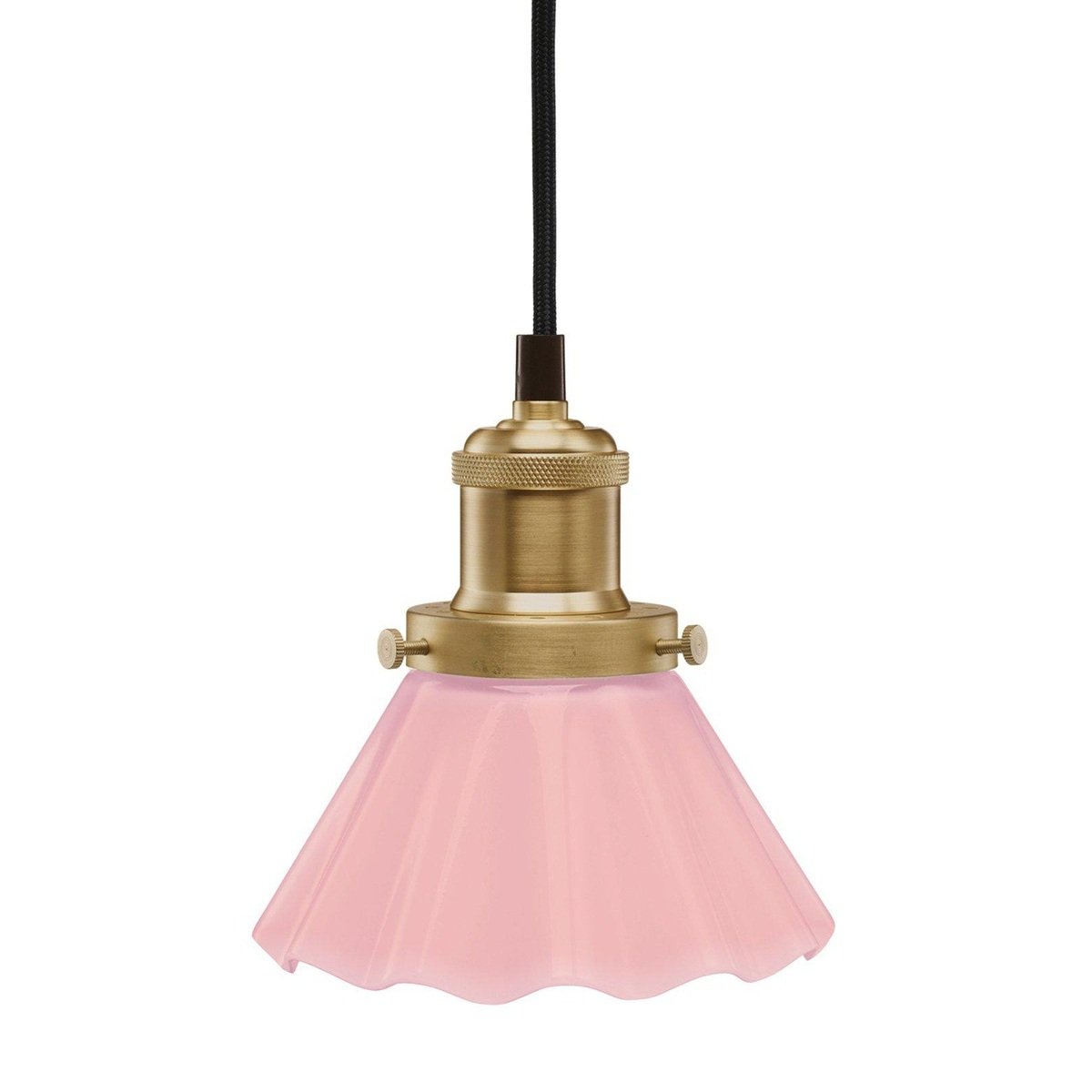 PR Home 3121533 Pendelleuchte August Small Rosa gewellt 15cm
