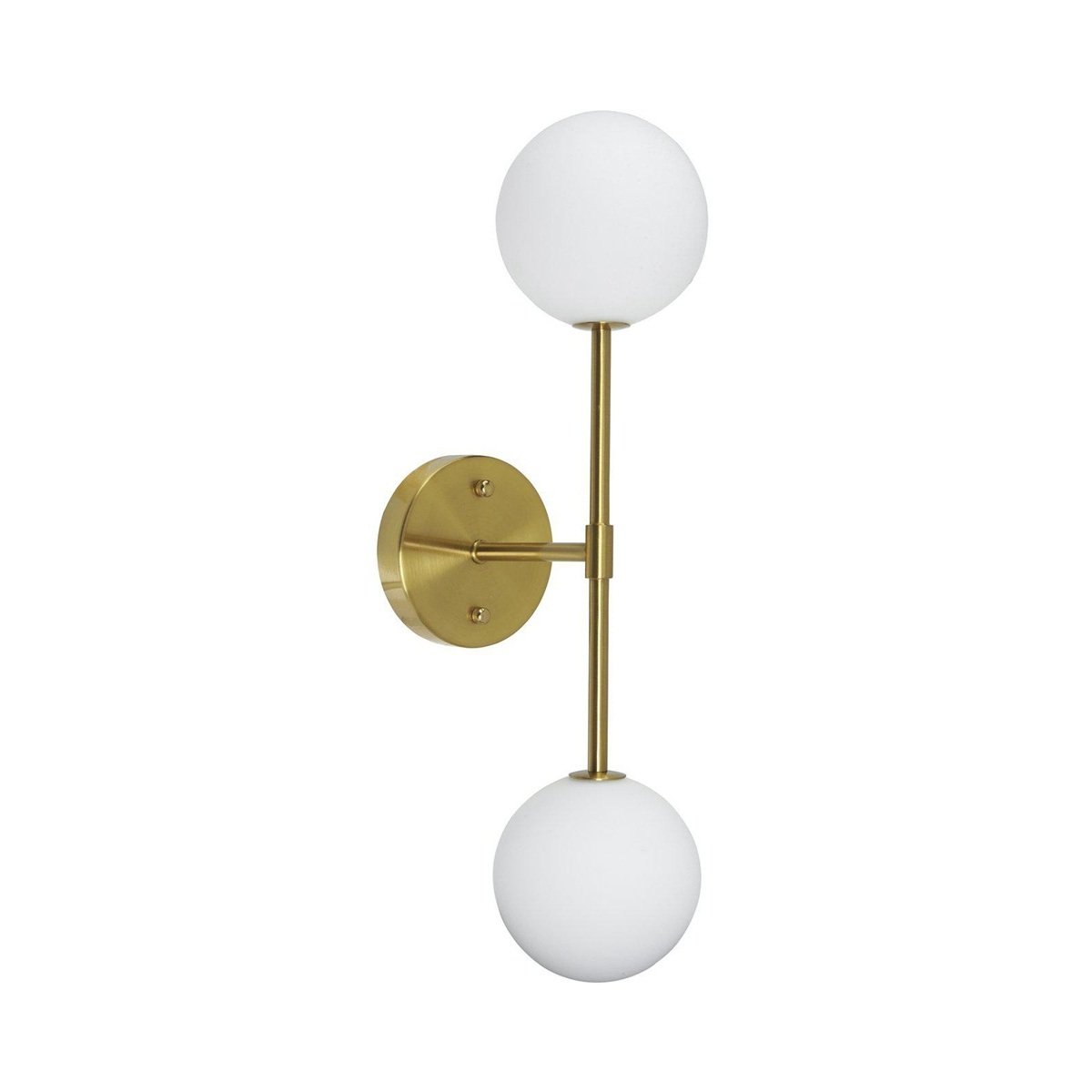 PR Home 3404902 Wandleuchte Sigma D Gold Opal 2-flammig