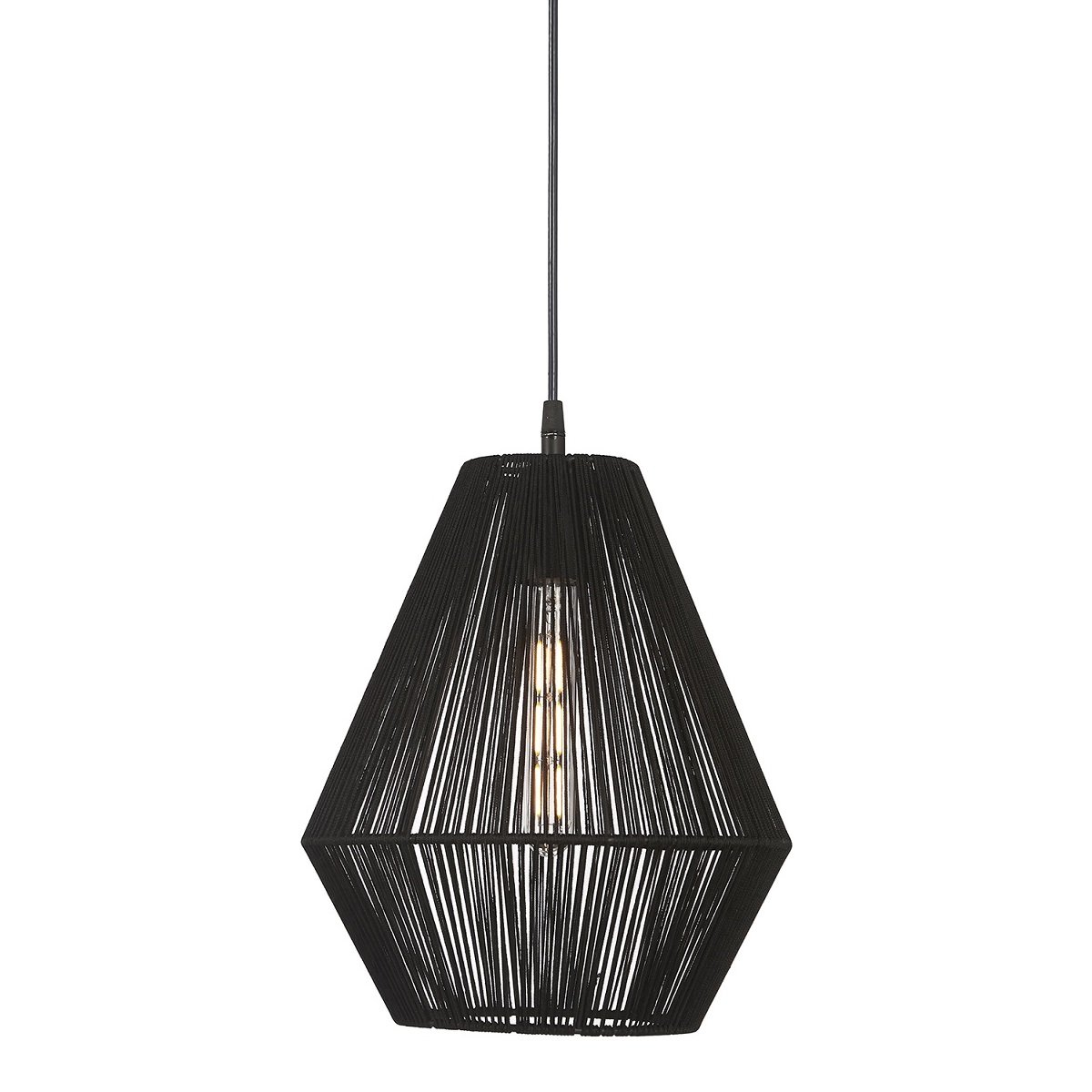 PR Home 3742803 H�ngelampe Rio schwarz 28cm