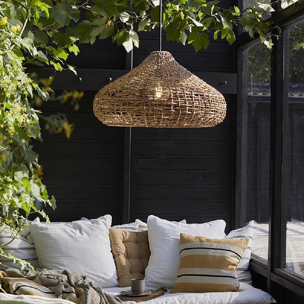 PR Home 41582503 Outdoor Hängelampe Mira Natur 58cm IP44 > Leuchten
