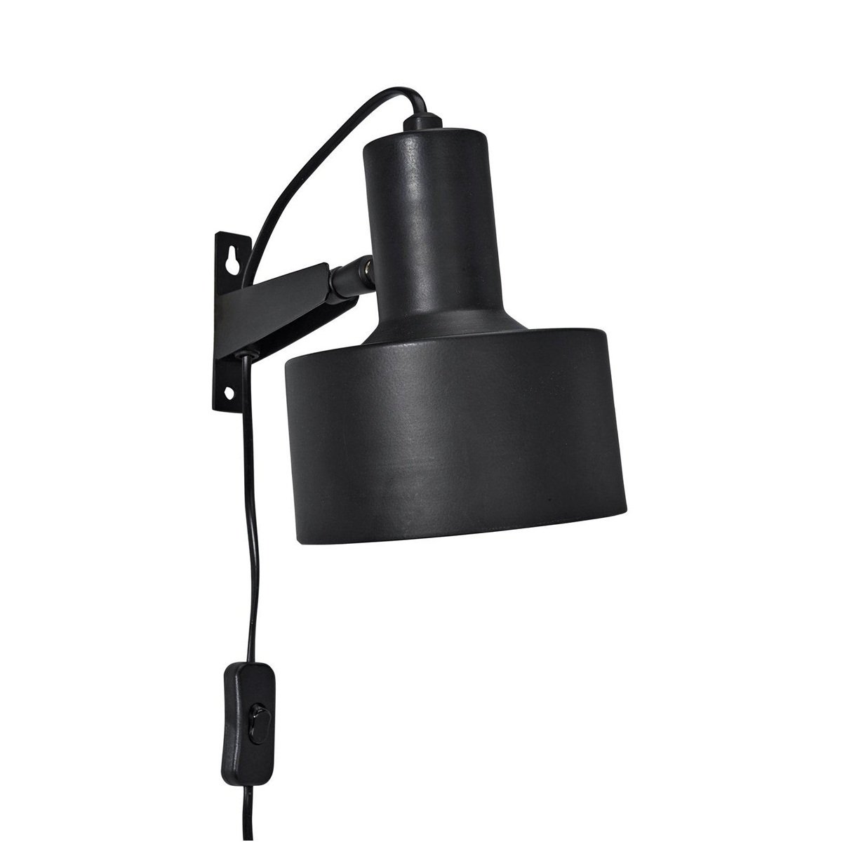 PR Home 4162303 Wandleuchte Solo matt schwarz
