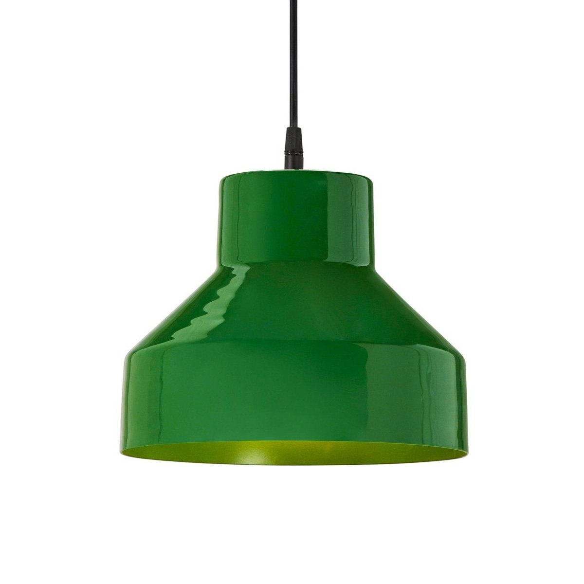 PR Home 4162613 Pendelleuchte Solo Gr�n Gl�nzend 26cm