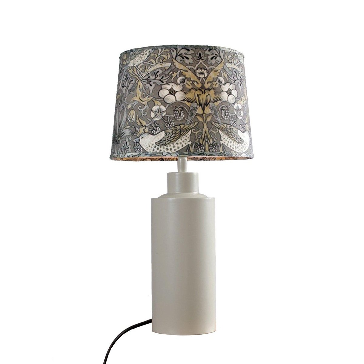 PR Home 4163218-010 Tischleuchte Solo Beige Matt Stoffschirm Bunt 48cm
